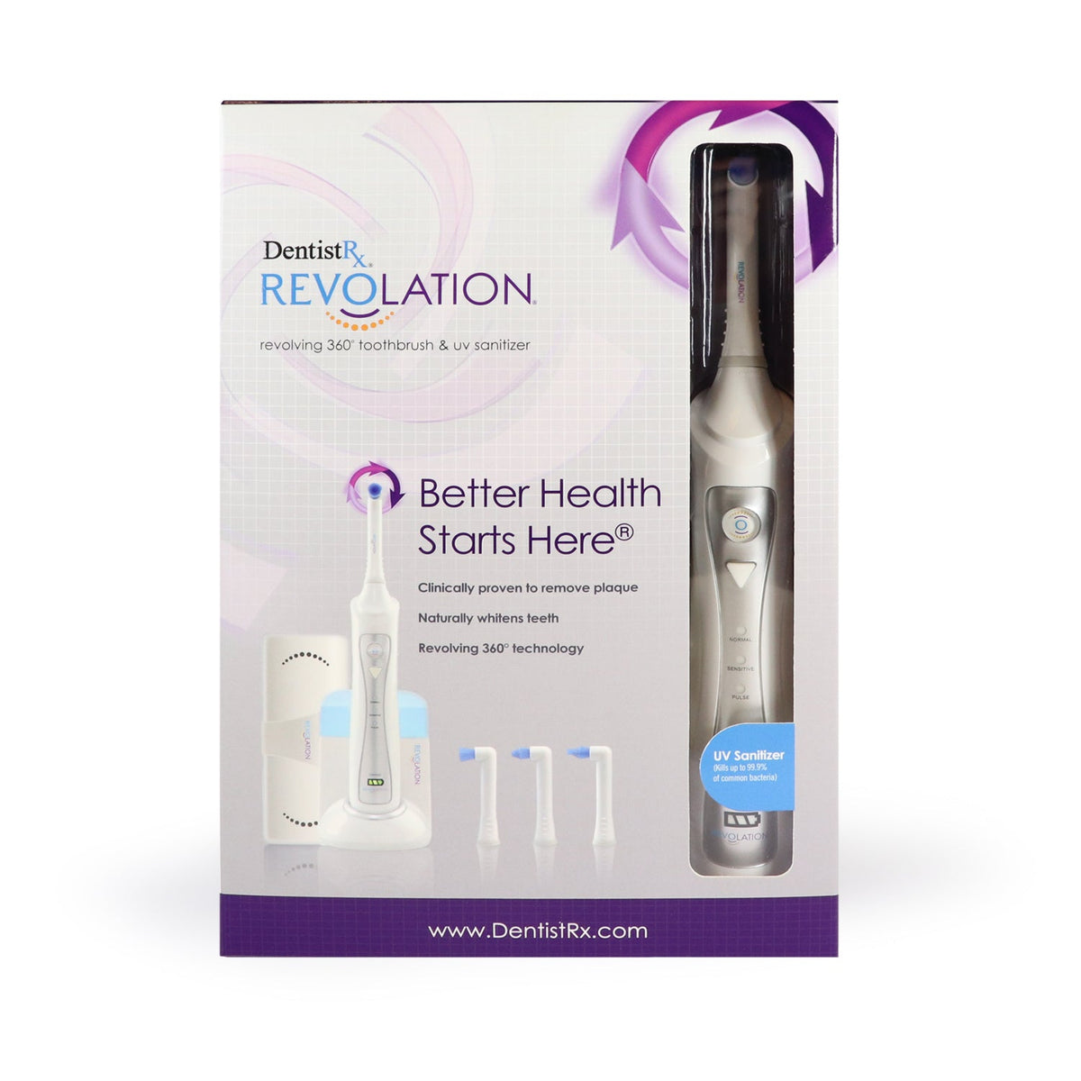 Revolation Revolving 360° Power Toothbrush & UV Sanitizer – DentistRx