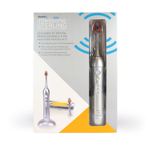 Boxed Intelisonic Sterling Sonic Toothbrush & UV Sanitizer