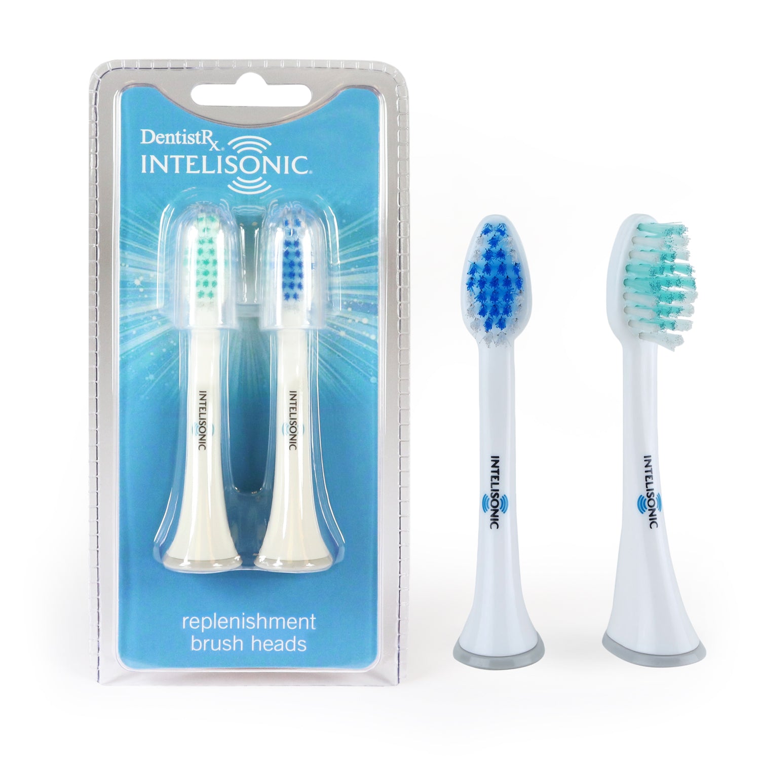 Intelisonic Toothbrush InteliSonic Brush Head Refill 2-Pack (Standard) – DentistRx
