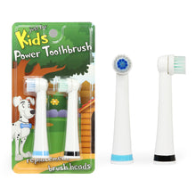 Load image into Gallery viewer, Just for Kids Power Toothbrush Brush Head Refill 2-Pack